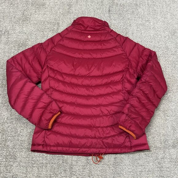 PrAna Lyra Jacket Womens Large Pink Down Packable Water Resistant Puffer Pockets - Picture 7 of 10